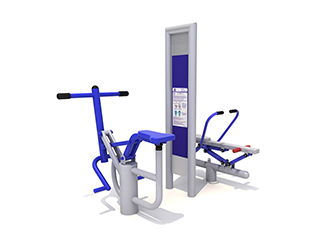 Urządzenie siłowni zewnętrznej STOLMAR: JEZDZIEC + WIOŚLARZ