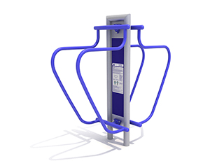 Urządzenie siłowni zewnętrznej STOLMAR: PORĘCZE PODWÓJNE