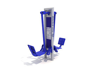 Urządzenie siłowni zewnętrznej STOLMAR: PRASA NOŻNA PODWÓJNA