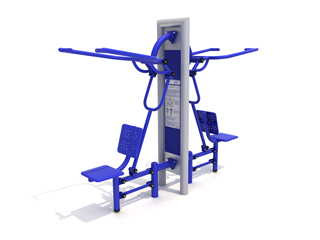 Urządzenie siłowni zewnętrznej STOLMAR: WYCIĄG GÓRNY PODWÓJNY